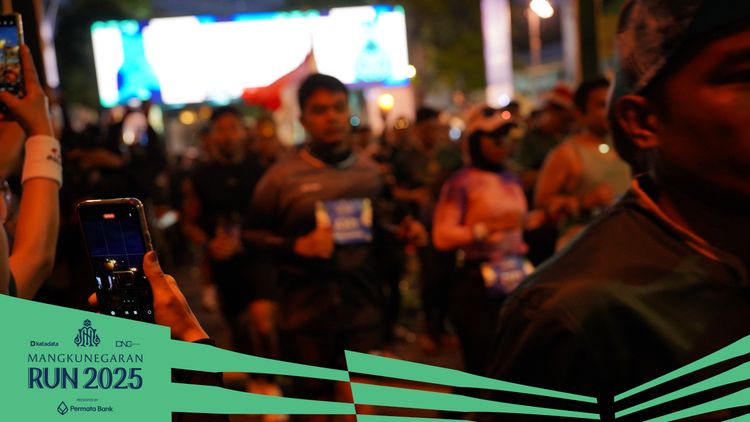 Race photo from Mangkunegaran Run 2025