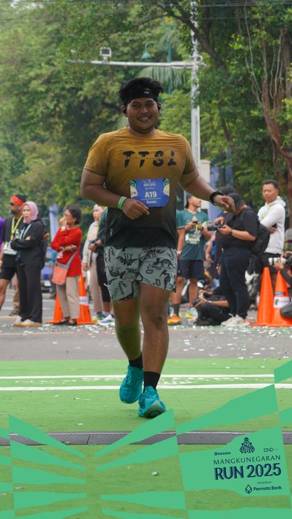 Race photo from Mangkunegaran Run 2025