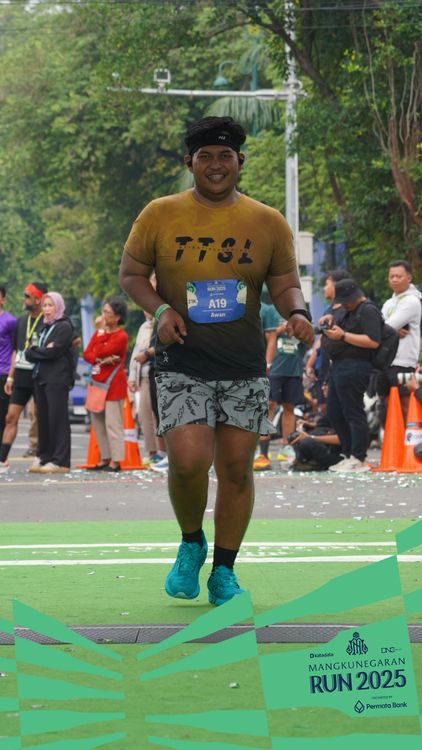 Race photo from Mangkunegaran Run 2025