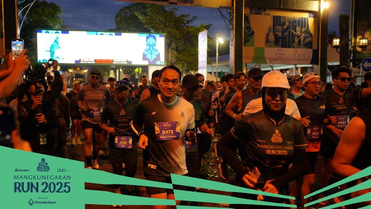 Race photo from Mangkunegaran Run 2025