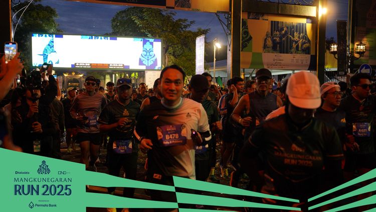 Race photo from Mangkunegaran Run 2025
