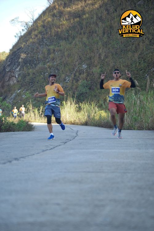 Race photo from Kelud Vertical Challenge 2024