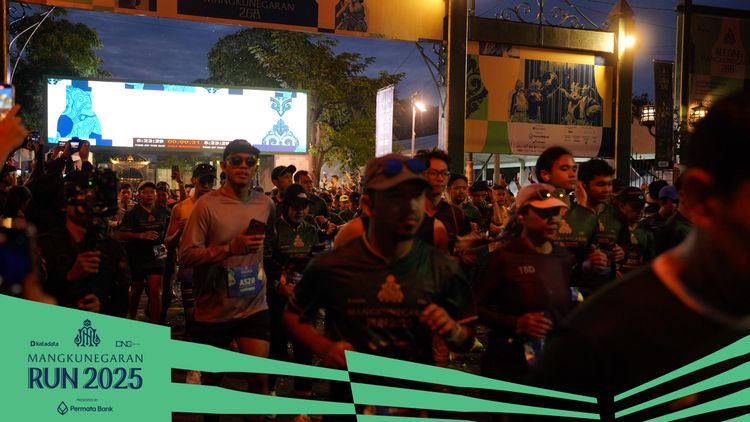 Race photo from Mangkunegaran Run 2025