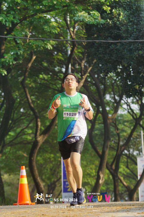 Race photo from BAF LIONS RUN 2024