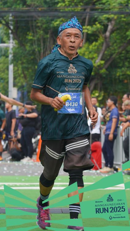 Race photo from Mangkunegaran Run 2025