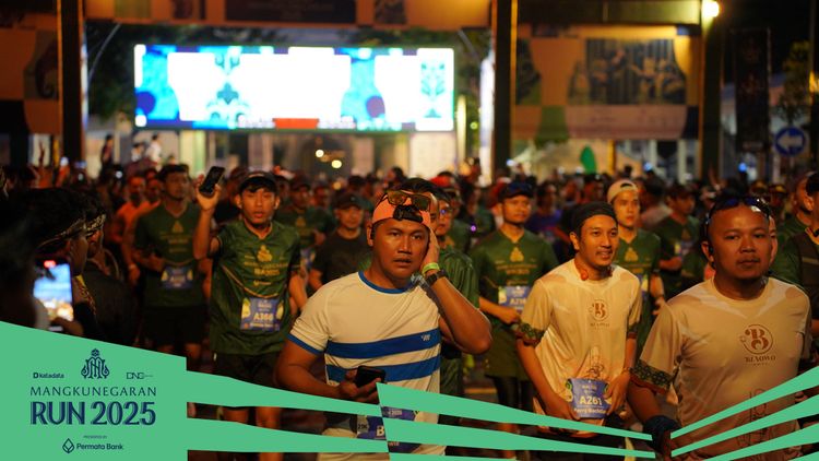 Race photo from Mangkunegaran Run 2025