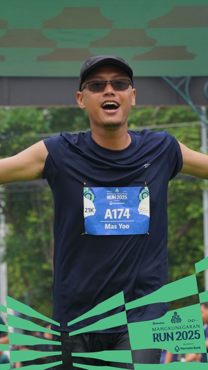 Race photo from Mangkunegaran Run 2025