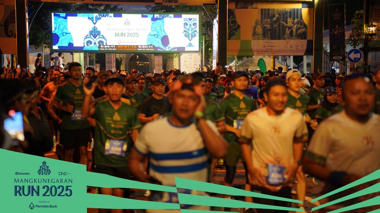 Race photo from Mangkunegaran Run 2025