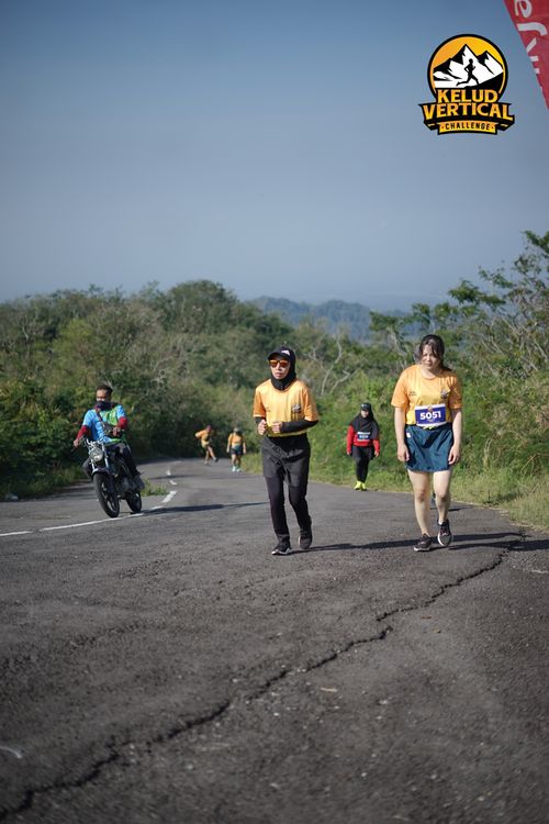 Race photo from Kelud Vertical Challenge 2024
