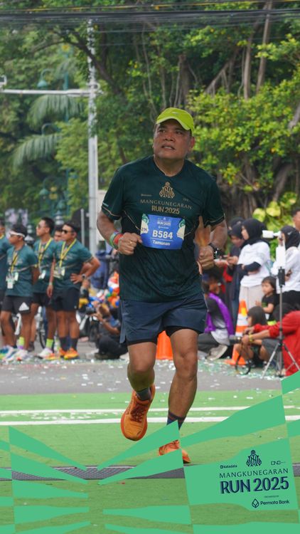 Race photo from Mangkunegaran Run 2025