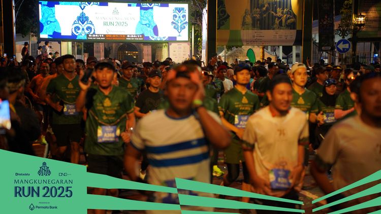 Race photo from Mangkunegaran Run 2025