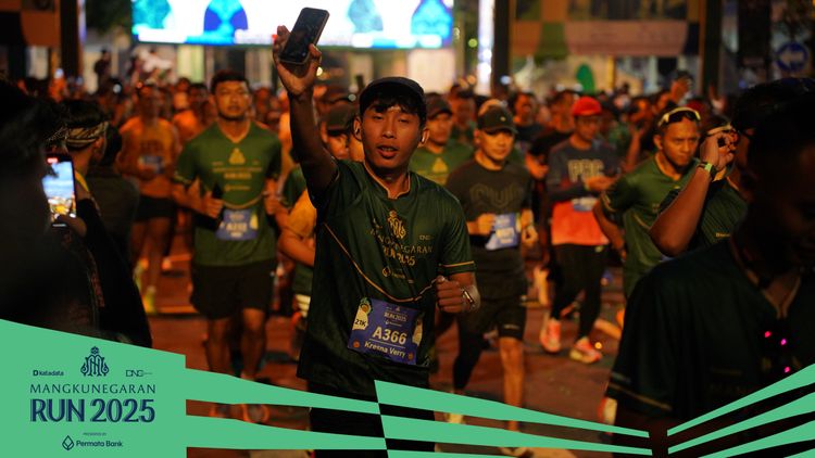 Race photo from Mangkunegaran Run 2025