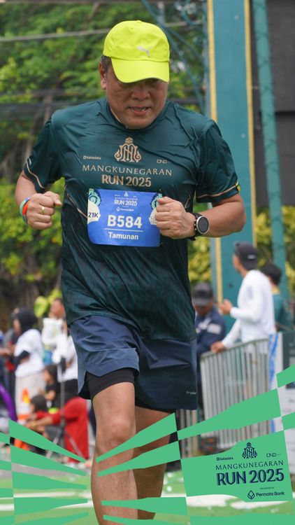 Race photo from Mangkunegaran Run 2025