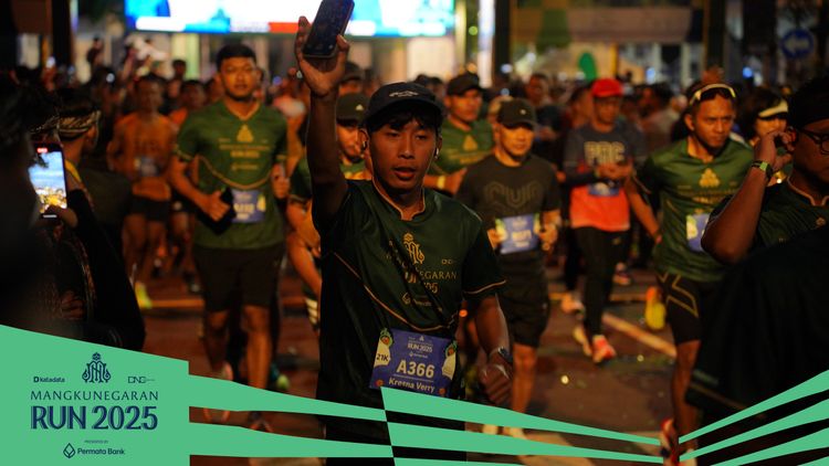 Race photo from Mangkunegaran Run 2025