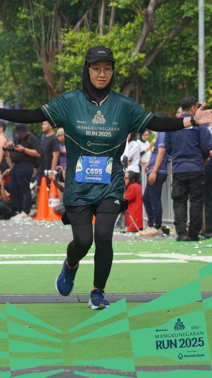 Race photo from Mangkunegaran Run 2025