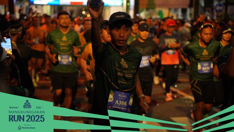 Race photo from Mangkunegaran Run 2025