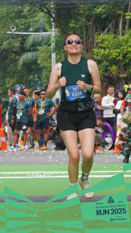Race photo from Mangkunegaran Run 2025