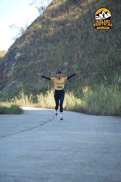 Race photo from Kelud Vertical Challenge 2024