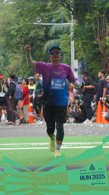 Race photo from Mangkunegaran Run 2025