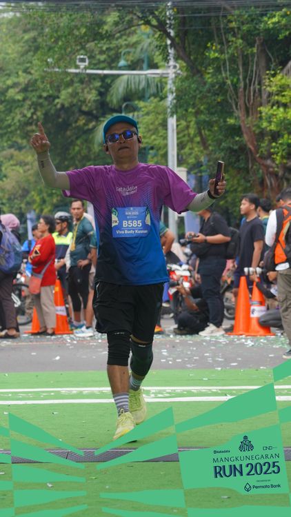 Race photo from Mangkunegaran Run 2025