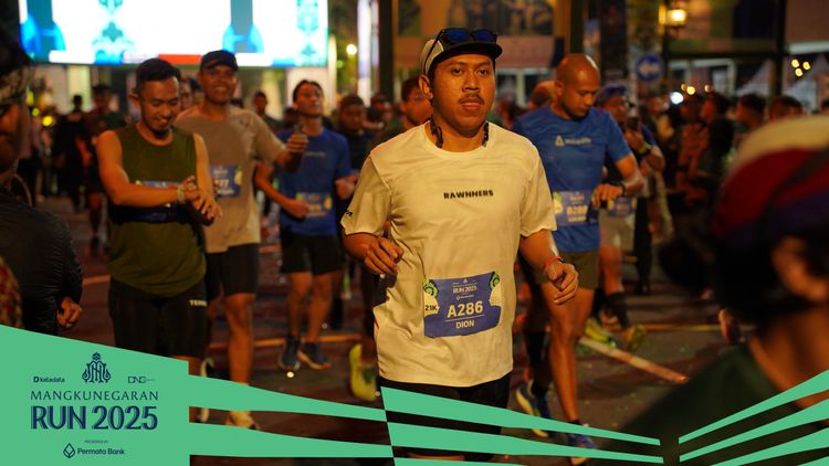 Race photo from Mangkunegaran Run 2025