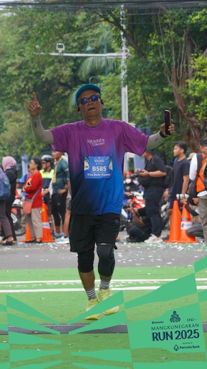 Race photo from Mangkunegaran Run 2025