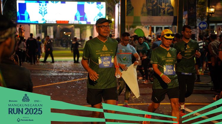 Race photo from Mangkunegaran Run 2025