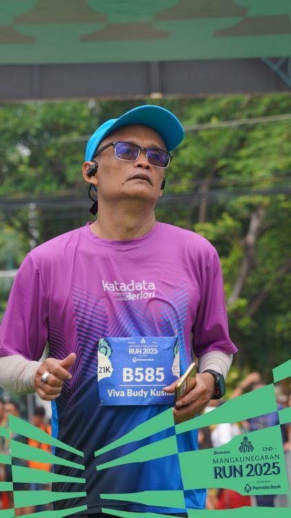 Race photo from Mangkunegaran Run 2025
