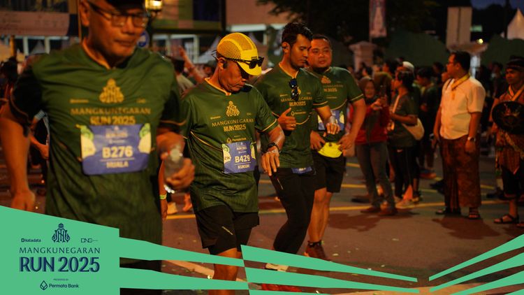 Race photo from Mangkunegaran Run 2025