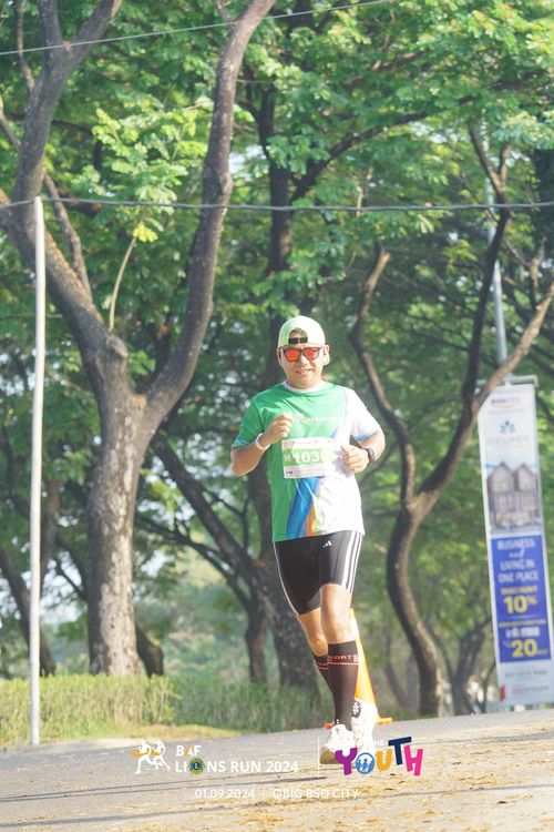 Race photo from BAF LIONS RUN 2024