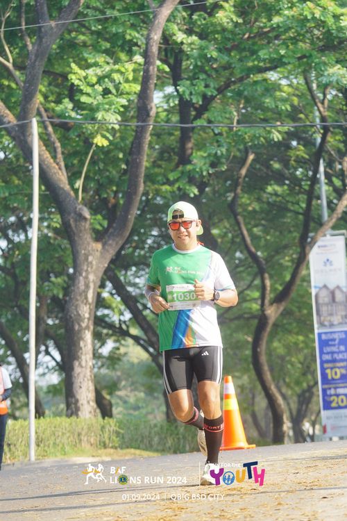 Race photo from BAF LIONS RUN 2024