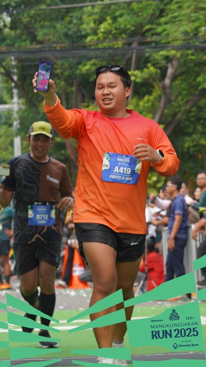 Race photo from Mangkunegaran Run 2025