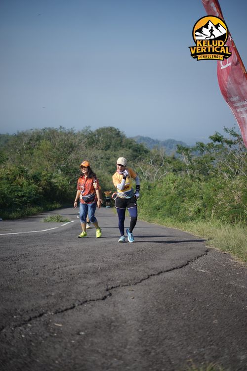 Race photo from Kelud Vertical Challenge 2024