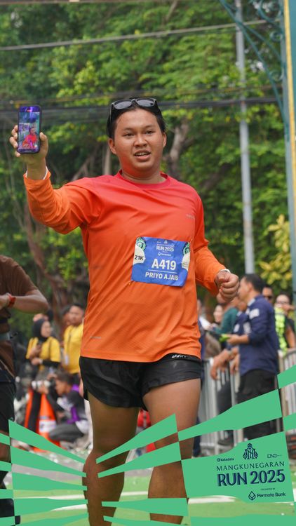 Race photo from Mangkunegaran Run 2025
