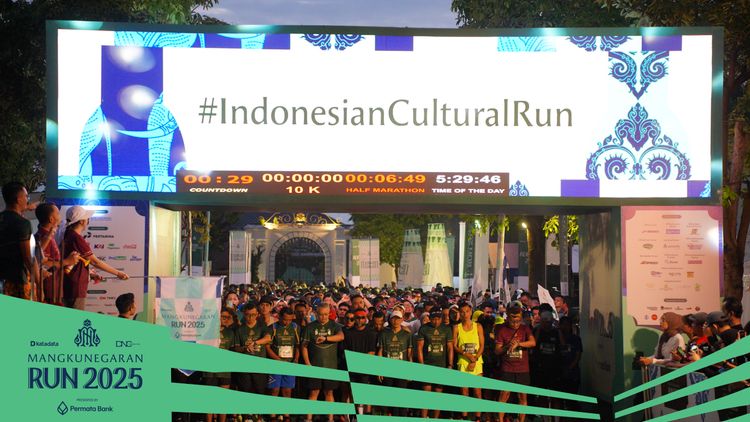 Race photo from Mangkunegaran Run 2025