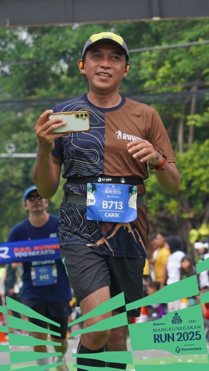 Race photo from Mangkunegaran Run 2025