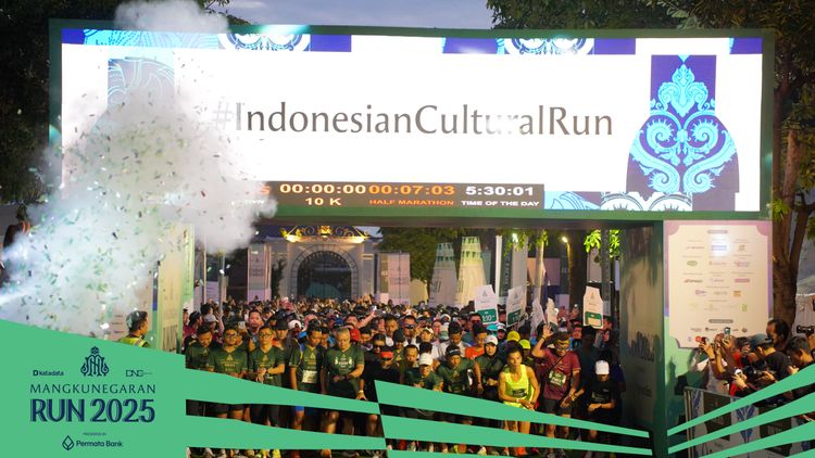 Race photo from Mangkunegaran Run 2025