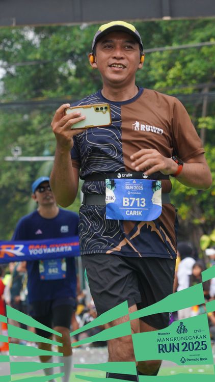 Race photo from Mangkunegaran Run 2025