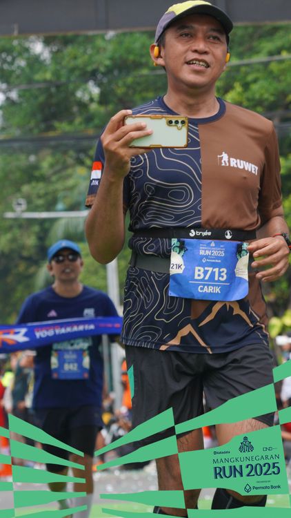 Race photo from Mangkunegaran Run 2025