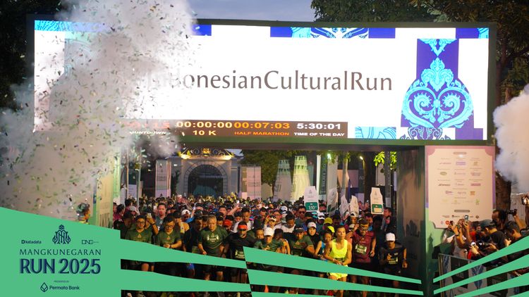Race photo from Mangkunegaran Run 2025