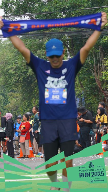 Race photo from Mangkunegaran Run 2025