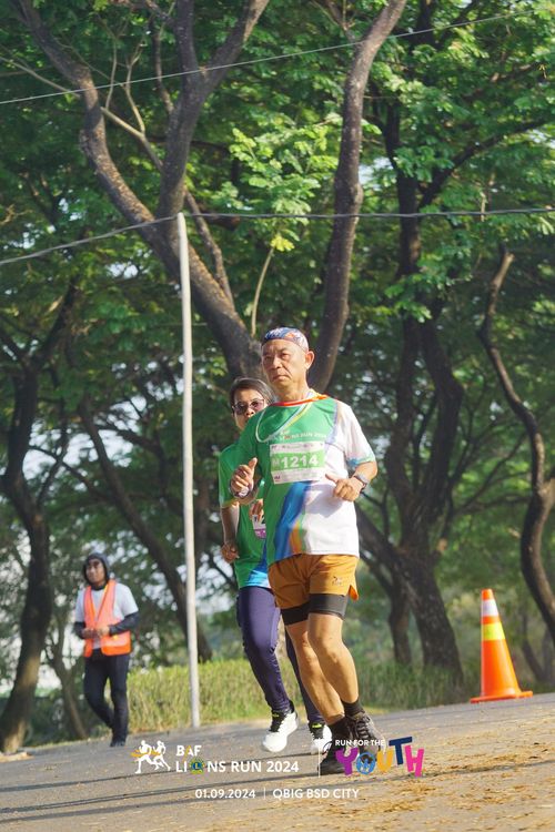 Race photo from BAF LIONS RUN 2024