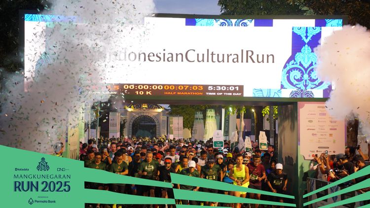 Race photo from Mangkunegaran Run 2025
