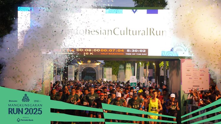 Race photo from Mangkunegaran Run 2025