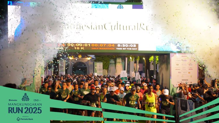 Race photo from Mangkunegaran Run 2025