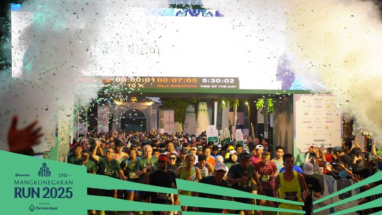 Race photo from Mangkunegaran Run 2025