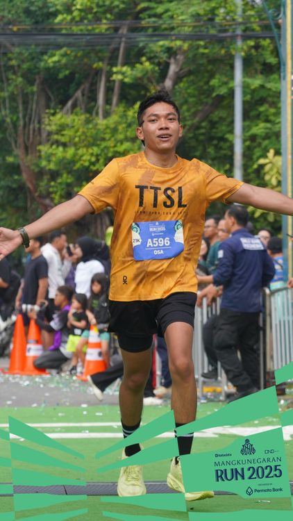 Race photo from Mangkunegaran Run 2025