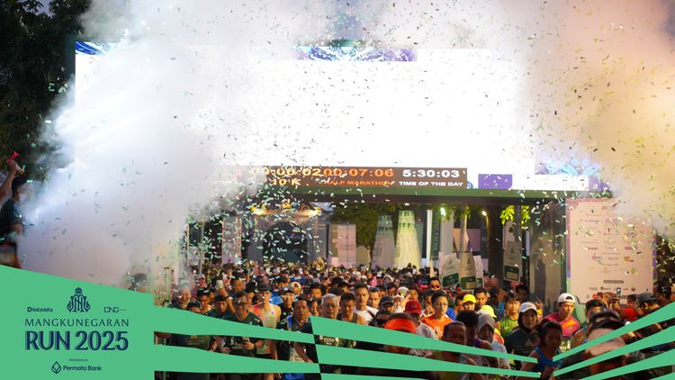 Race photo from Mangkunegaran Run 2025