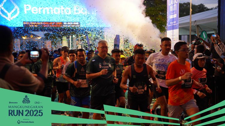 Race photo from Mangkunegaran Run 2025