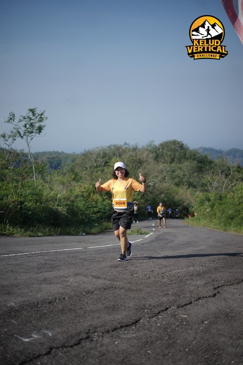 Race photo from Kelud Vertical Challenge 2024